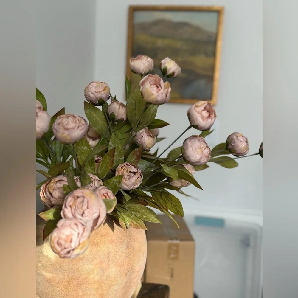 5 : Tan Peony Stem by Ashland 5 stems only / Color : tan